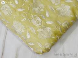 Natural Peace Tussar Silk Fabric Collection of Exclusive & Handmade Products by the yard Indian Embroidery Raw Silk Wild  Dress Material Tussah Silk